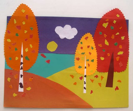 Аппликация на осеннюю тематику