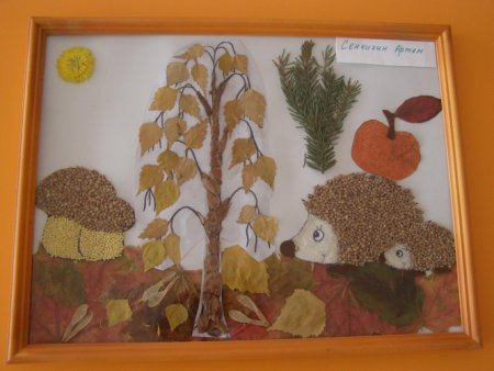 Осеннее дерево из пластилина