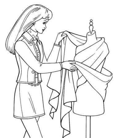 Профессия дизайнер раскраска