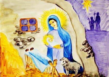 Рождественские раскраски для детей