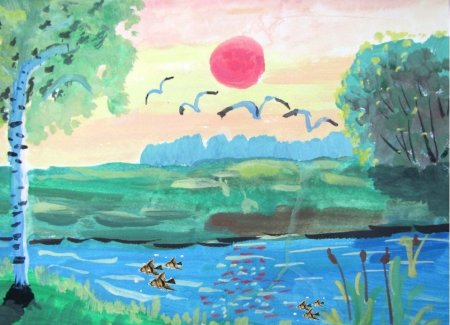 Рисунок моя Родина