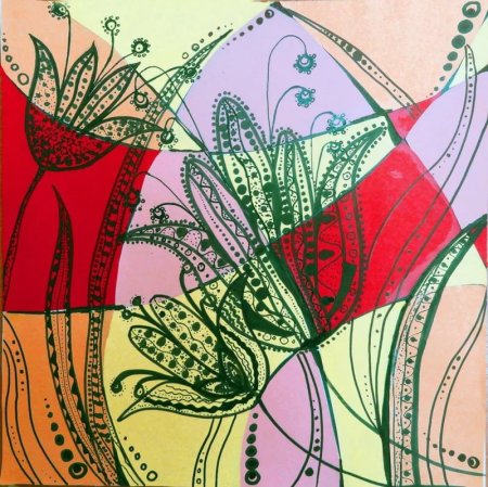 Декоративная орнаментальная композиция