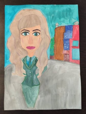 Моя мама налоговый инспектор рисунки детей