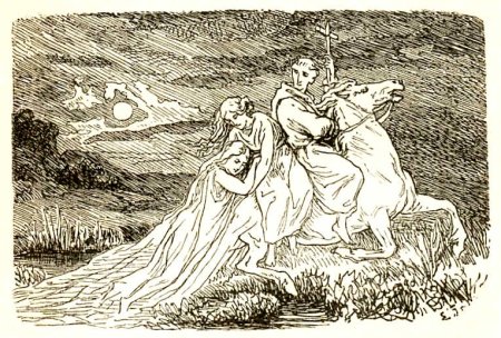 Иллюстрация лесного царя в балладе Лесной царь