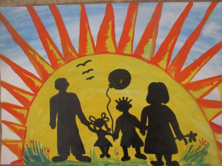 Солнечный круг рисунок