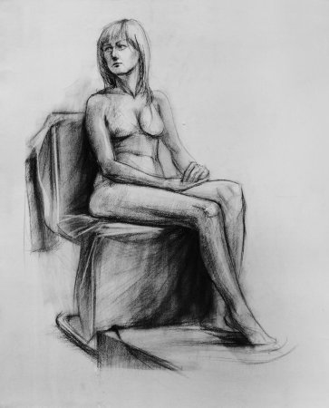 Натура для рисования человек