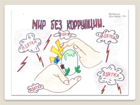 Рисунки на тему коррупция глазами детей