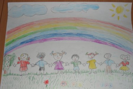 Рисование на тему Дружба