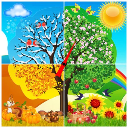 Дерево четыре времени года