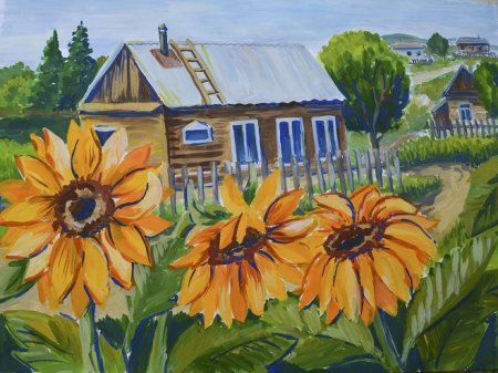 Родная Кубань рисунок