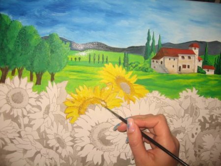 Рисование природа Кубани