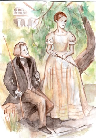 Иллюстрации к произведению Ася Тургенева