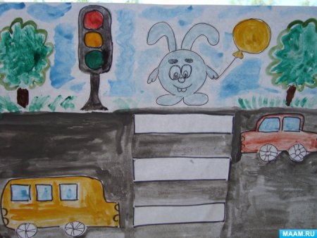 Рисунок на тему красный жёлтый зелёный