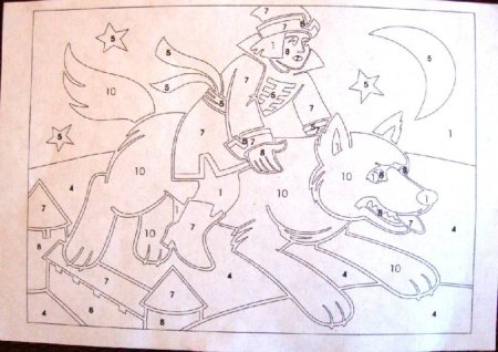 Рисунок к сказке Иван Царевич и серый волк