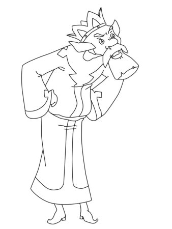 Иван Царевич и серый волк рисунок к сказке детский