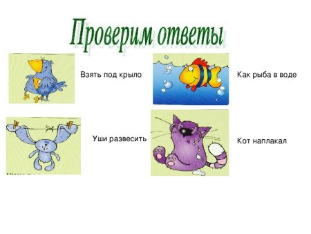 Фразеологизмы рисунки