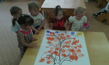 Коллективное рисование в средней группе