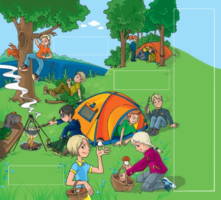 Поход в лес с детьми