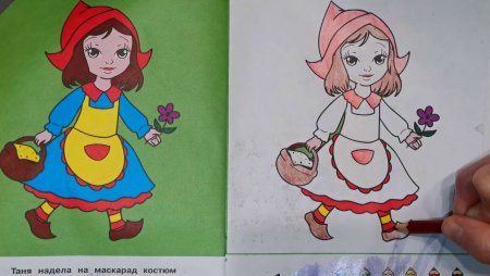 Рисование красная шапочка в подготовительной группе