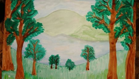 Рисование мой край родной подготовительная группа