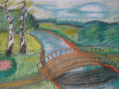 Рисунок на тему любимые природные места