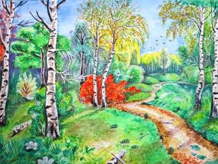 Рисунок на тему природа