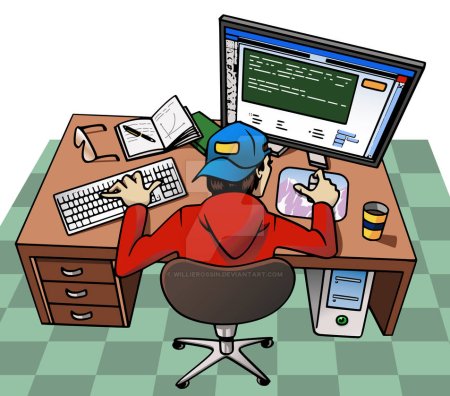 Программист иллюстрация