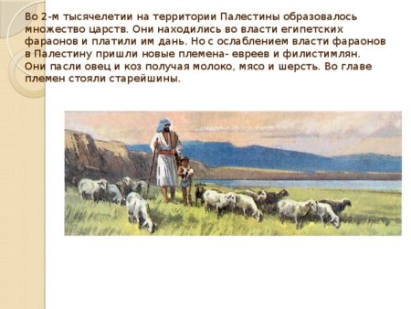 Древняя Палестина кочевники