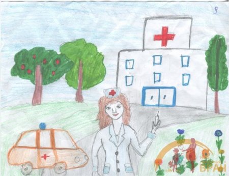Детские рисунки профессии