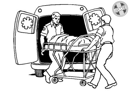 Раскраска врач скорой помощи