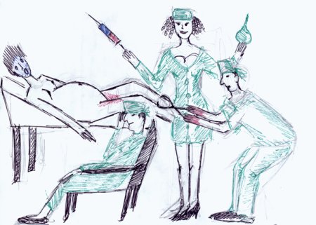 Рисунок на тему роды