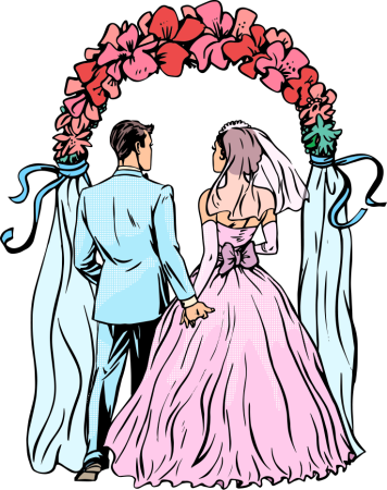 Нарисовать свадьбу