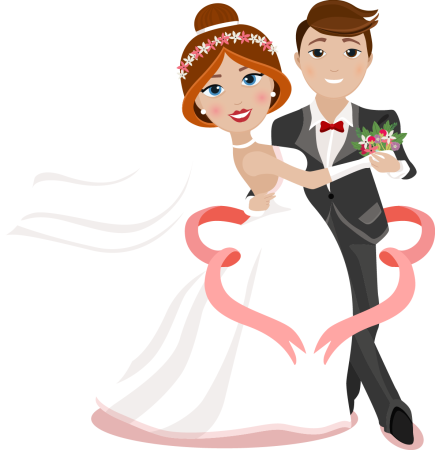 Мультяшная свадьба