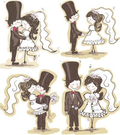 Свадебная пара Скрапбукинг