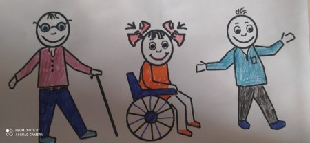 Рисунок мы разные мы равные