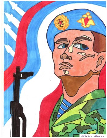 Рисунок на тему неизвестный солдат