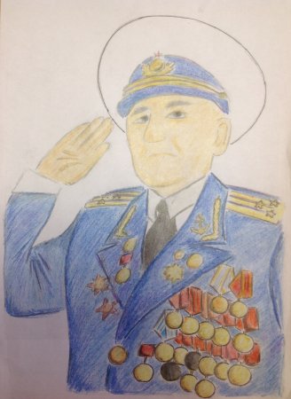 Детские рисунки к 9 мая