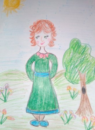 Рисунок моя мама лучшая на свете