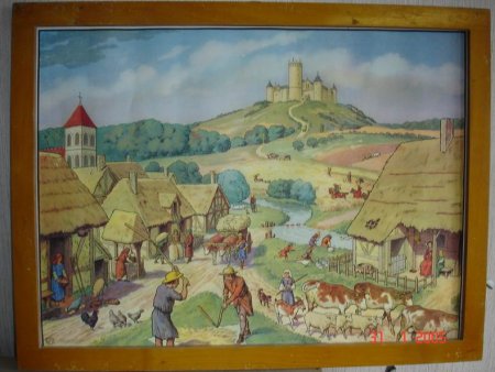 Крестьянская община Средневековая деревня