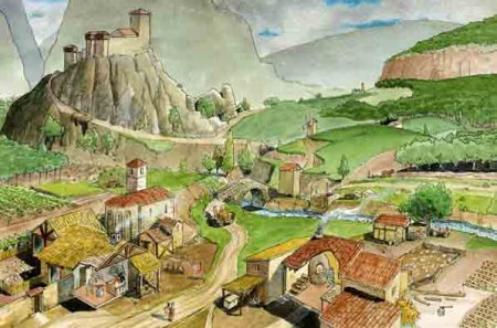 Рисунок на тему средневековая деревня и ее обитатели (50 фото)