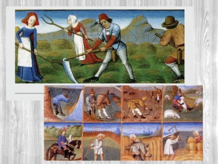 Средневековая деревня средневековые крестьяне