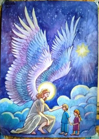 Крылья ангела рисунок конкурс