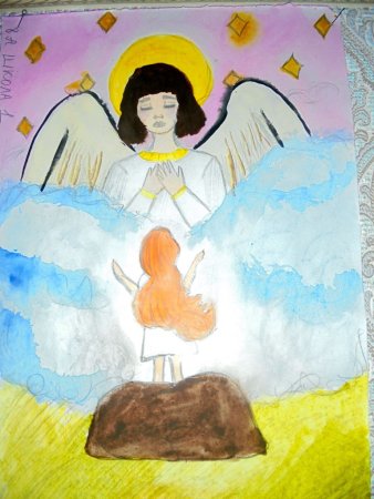 Крылья ангела рисунок конкурс