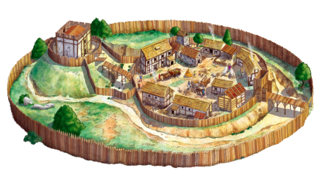 Средневековое феодальное поместье