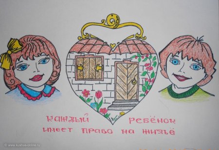Рисунок на тему Мои права