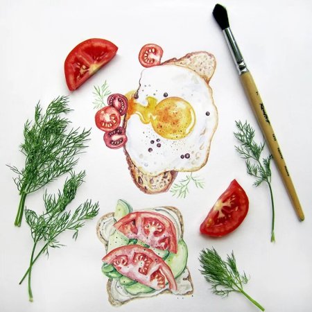 Рисунки еды