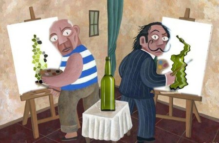 Детские рисунки я художник я так вижу профессии