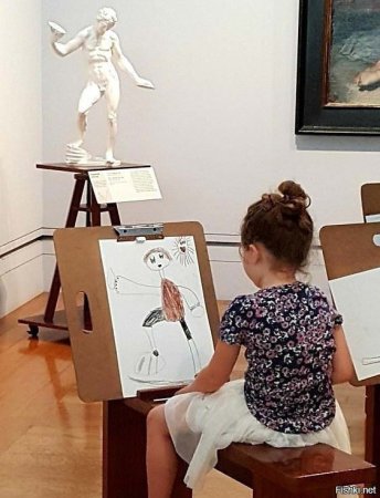 Художник рисует портрет прикол