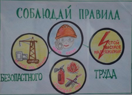 Конкурс рисунков охрана труда глазами детей