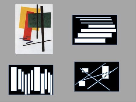 Глубинная композиция из линий